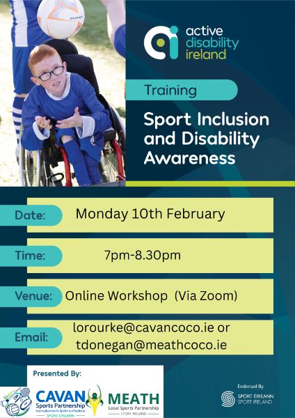 Online Disability Awareness in Sport Workshop