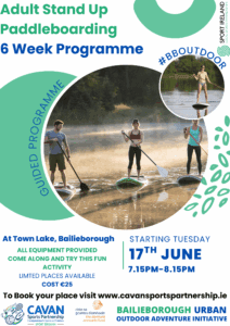 Adult Stand Up Paddleboarding Poster